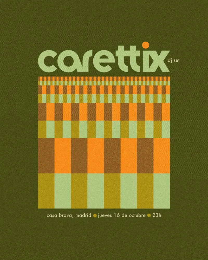 Flyer for Carettix at Casa Brava by CRINI