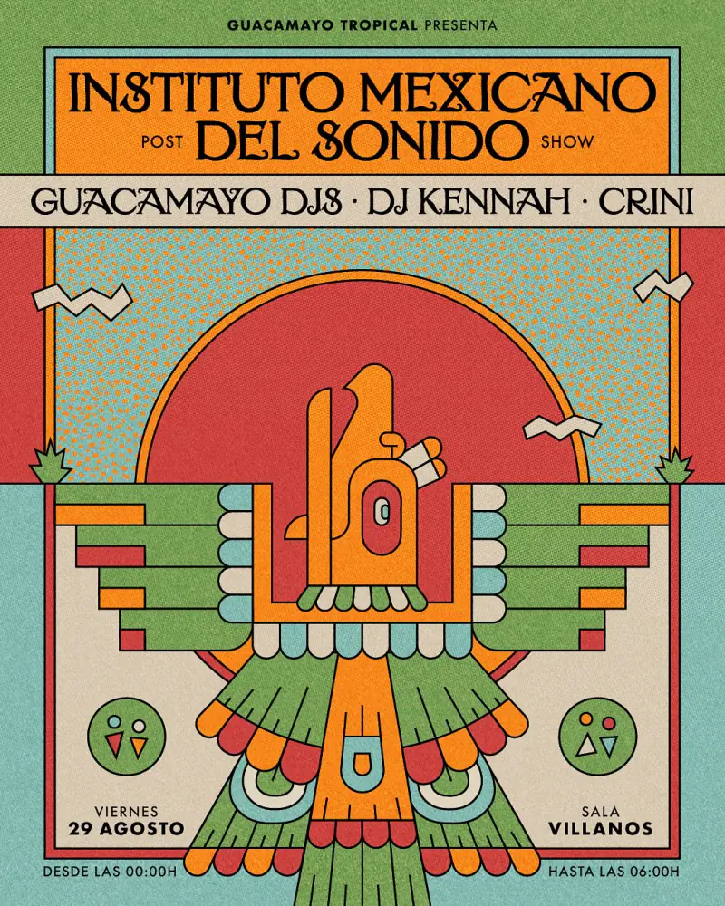 Flyer for Instituto Mexicano del Sonido by CRINI