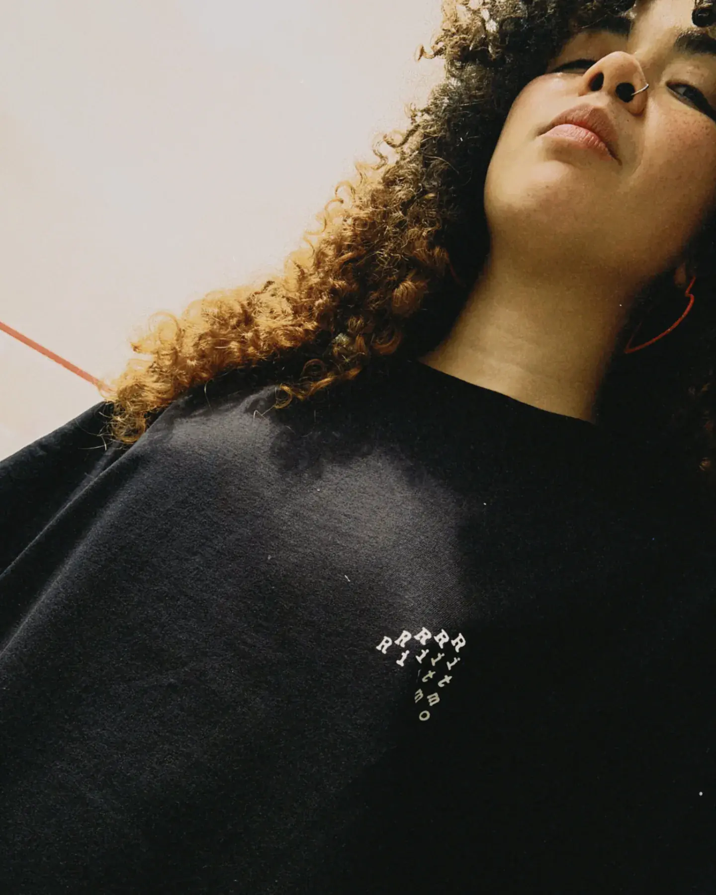 La Casa del Ritmo 3rd Anniversary T-Shirt by CRINI, close-up of the chest motif