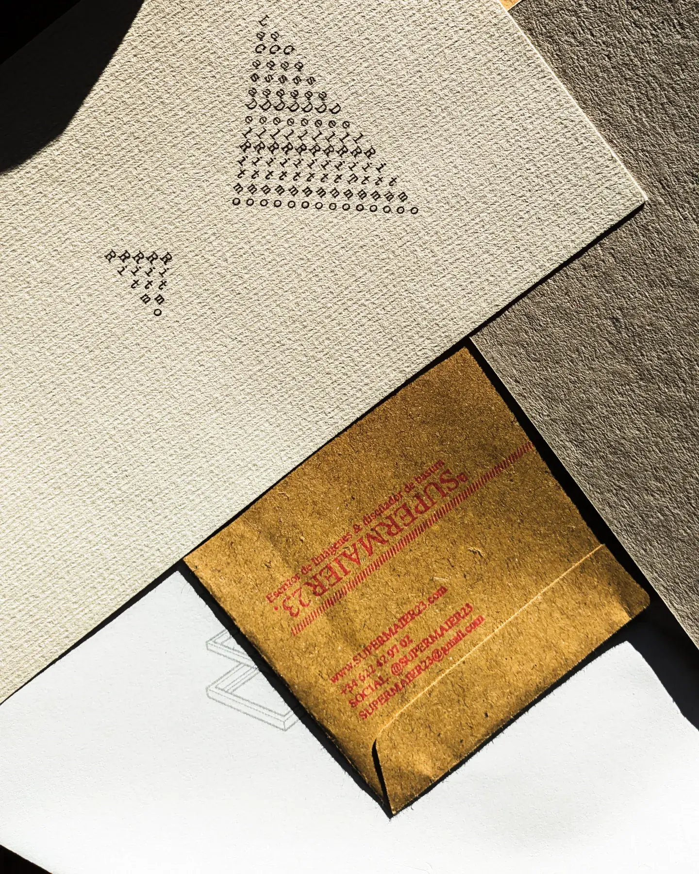 La Casa del Ritmo 3rd Anniversary T-Shirt by CRINI, printed label and packaging