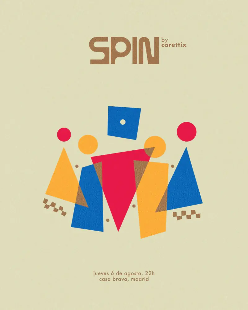 Flyer for SPIN Vol.10 by CRINI